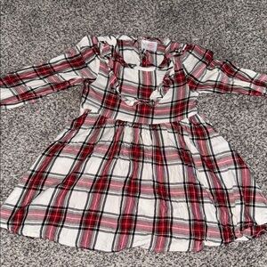 Wonder Nation Red and White Plaid Kids Dress